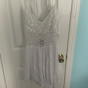 Abercrombie and Fitch Flowing White Romper